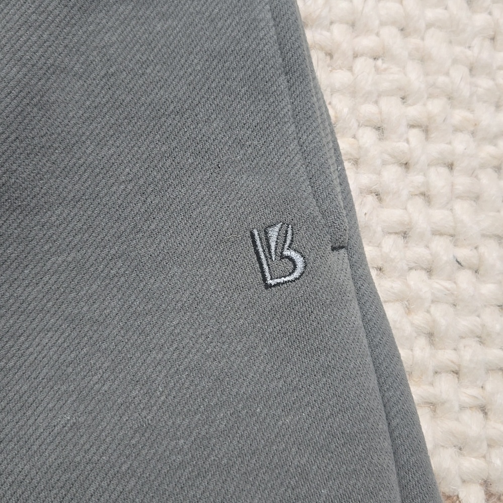 BuffBunny Straight Leg Plush Fleece Sweatpants in Sage Green - Picture 2 of 4